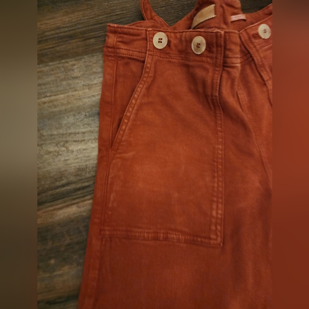 Pilcro Rust Wide-Leg Pants - Picture 4 of 11